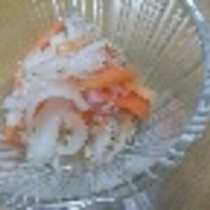 寿司酢で簡単紅白なます
